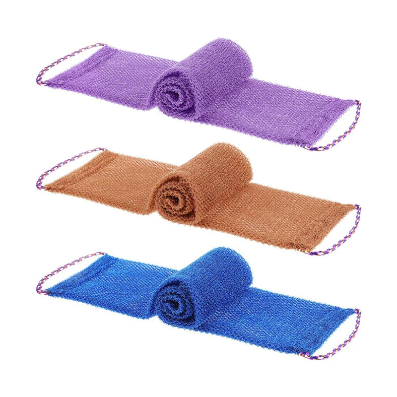 African Net Bath Sponge, 14X77Cm African Net Long Bath Net Sponge Exfoliating Shower Body Scrubber Back Scrubber Skin Smoother